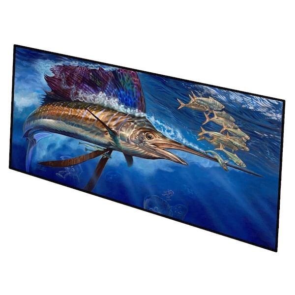 Jensendistributionservices 28 x 58 in. Majesty Sailfish Indoor or Outdoor Runner Mat MI2552129 - main
